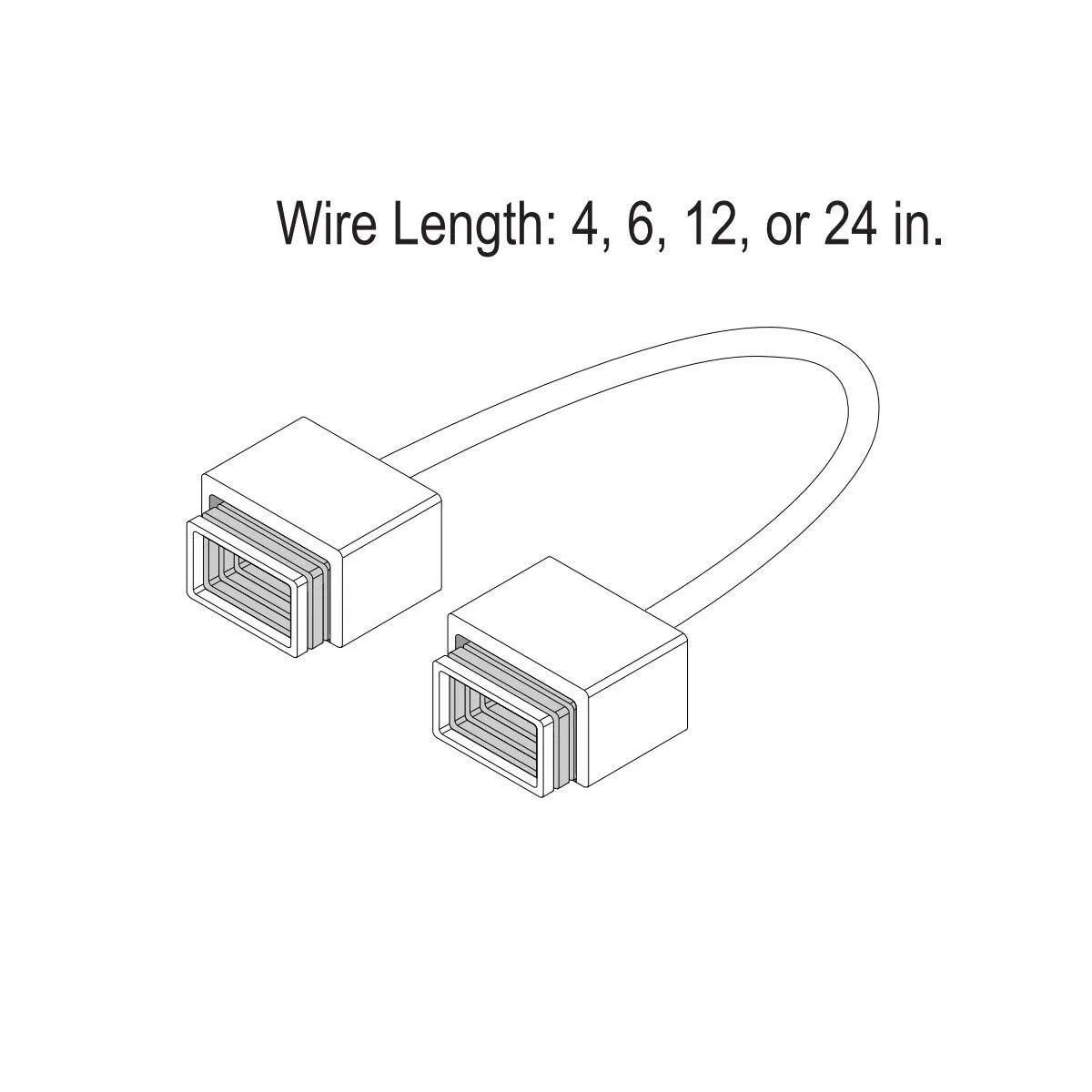 24in. Cable Jumper For Hydrolume Series