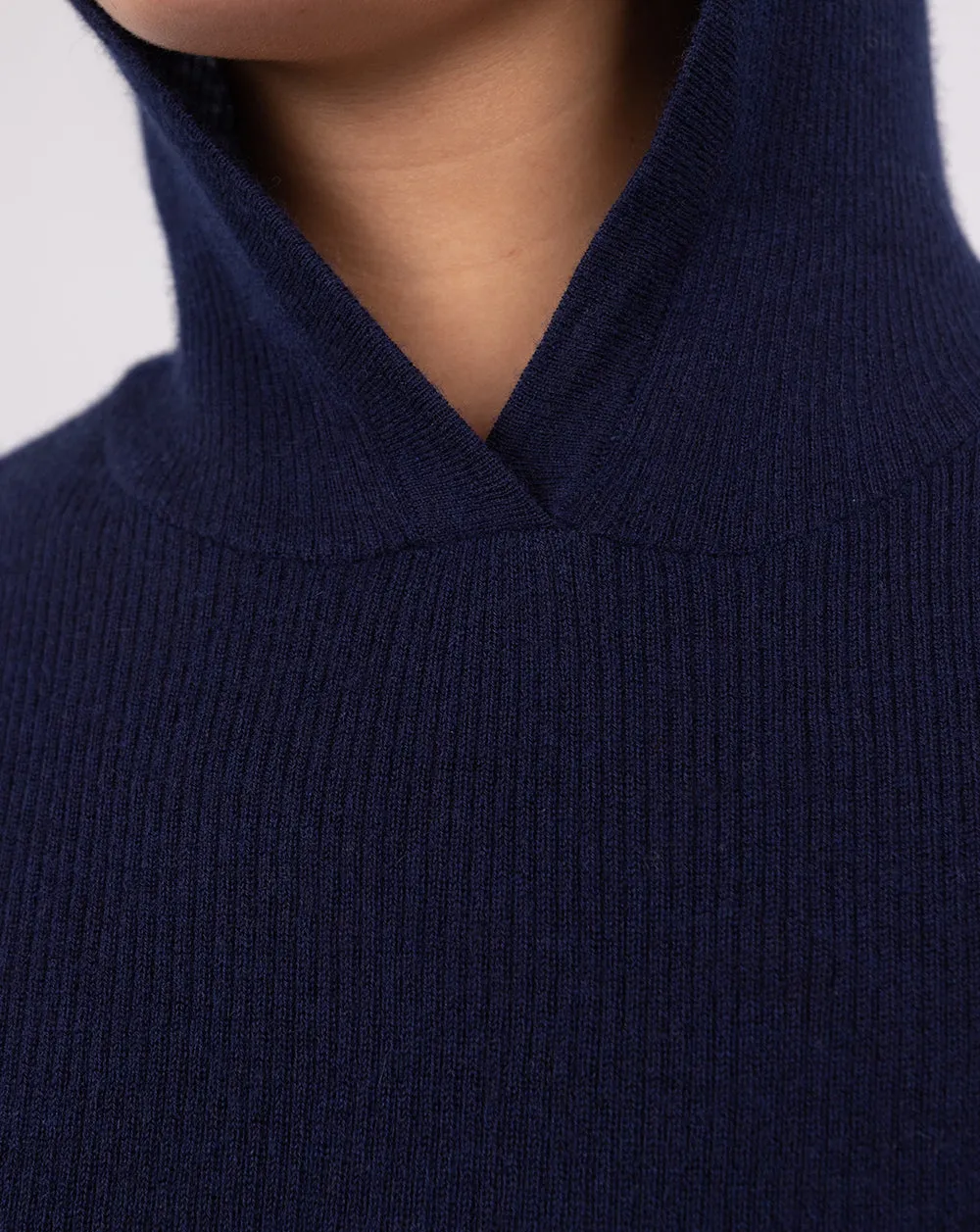 Amel Ribbed Hoodie