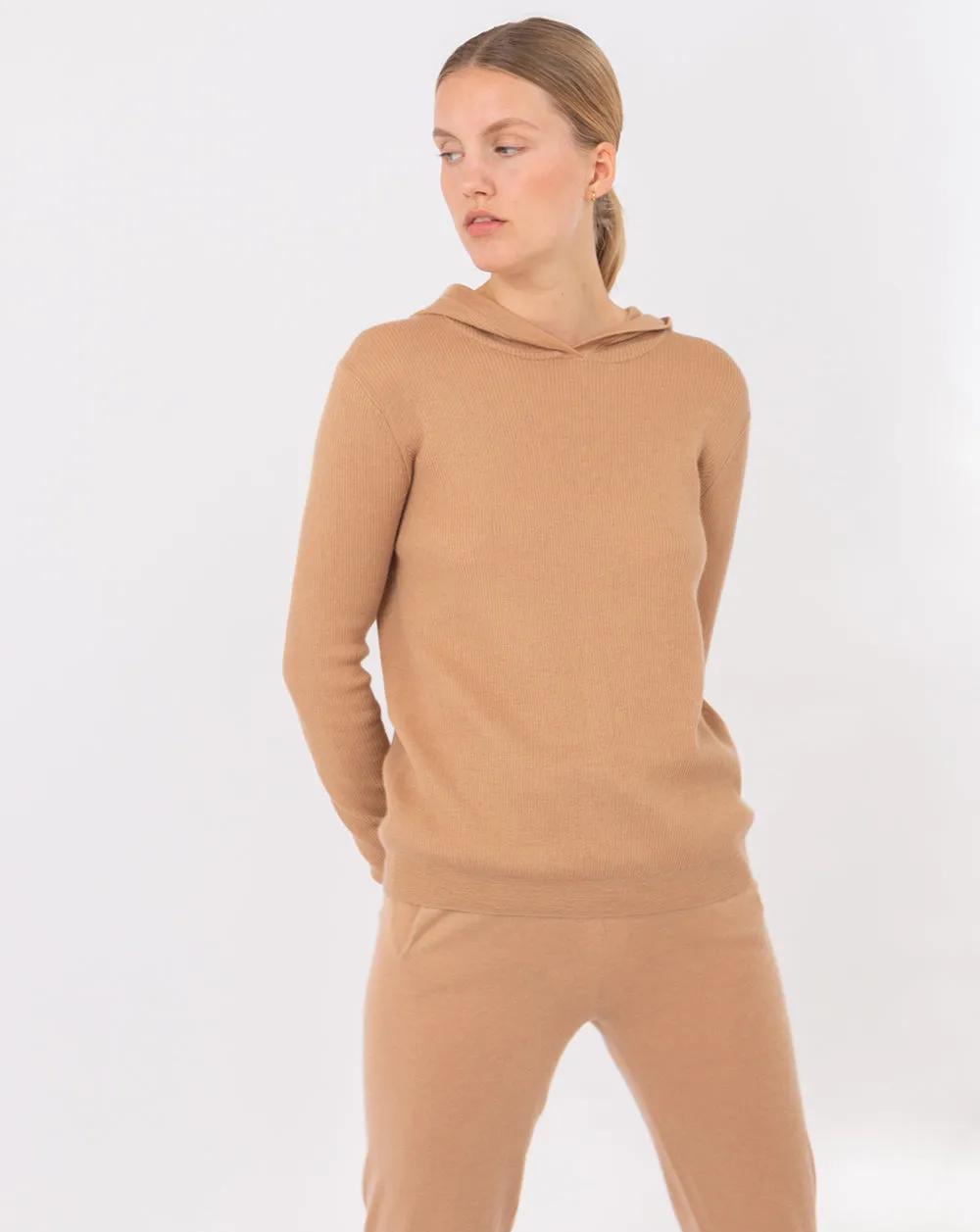 Amel Ribbed Hoodie