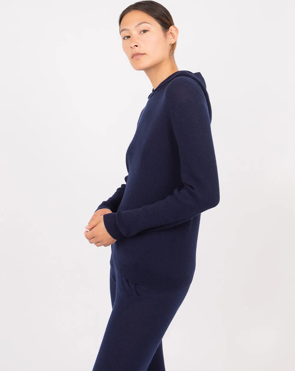 Amel Ribbed Hoodie
