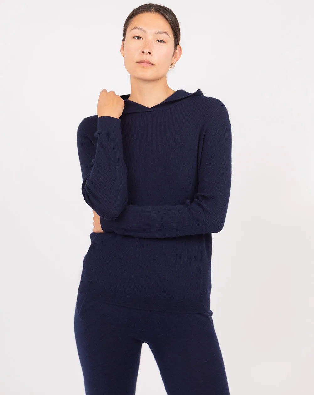 Amel Ribbed Hoodie