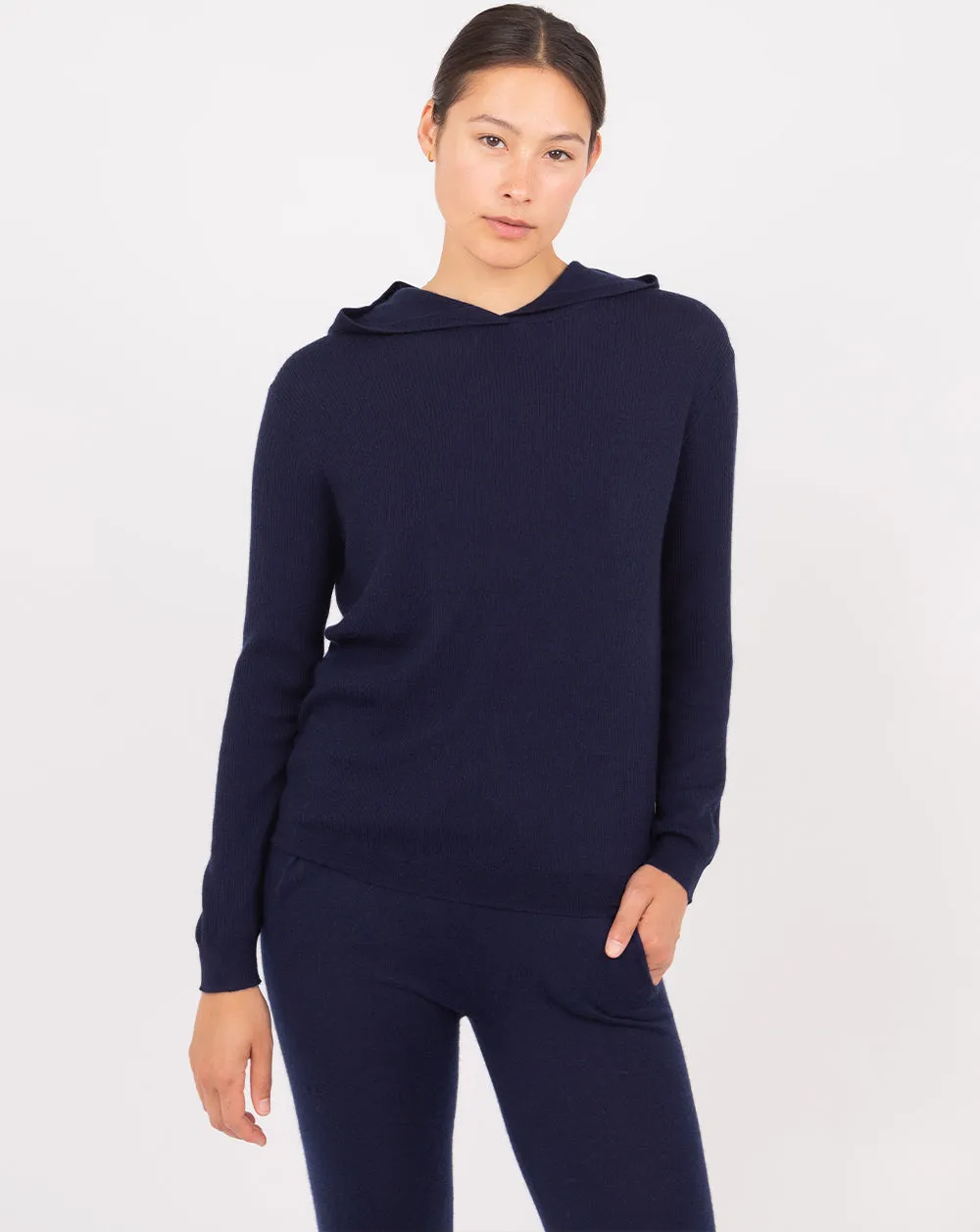 Amel Ribbed Hoodie