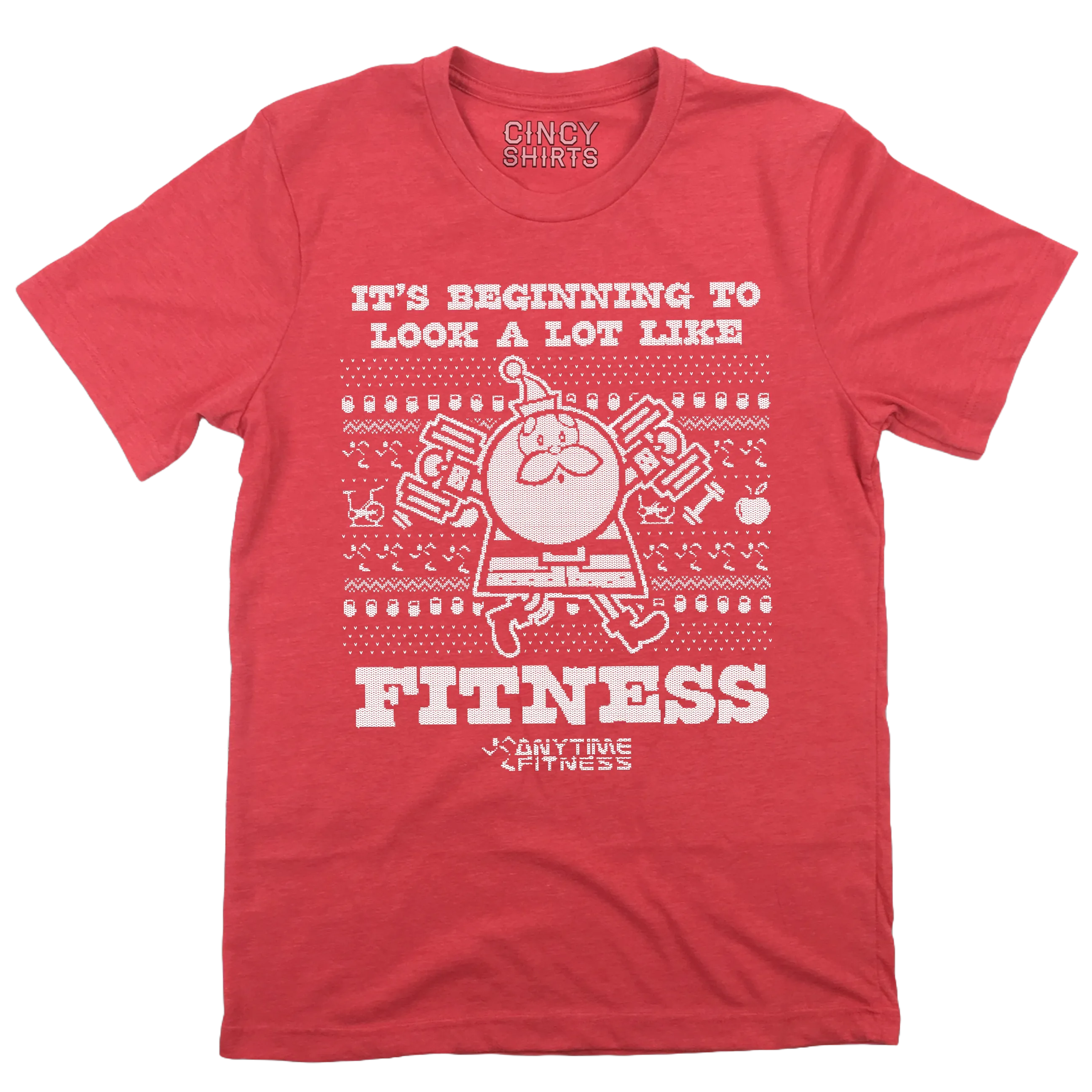 Anytime Fitness Ugly Christmas Sweatshirt