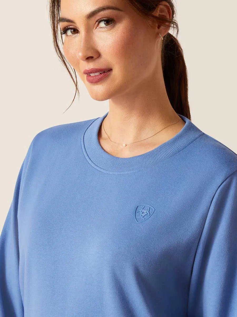ARIAT Memento Sweatshirt - Womens - Dutch Blue