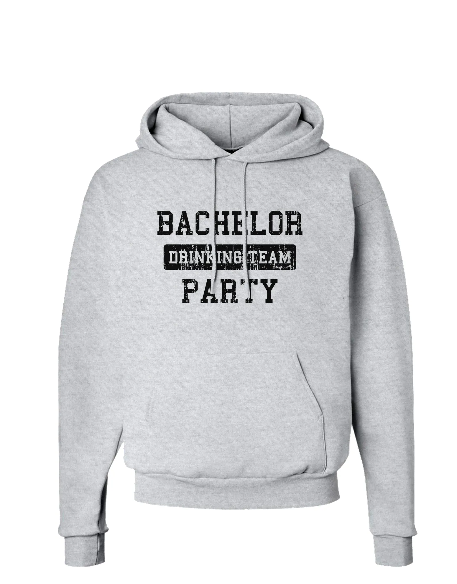 Bachelor Party Drinking Team - Distressed Hoodie Sweatshirt