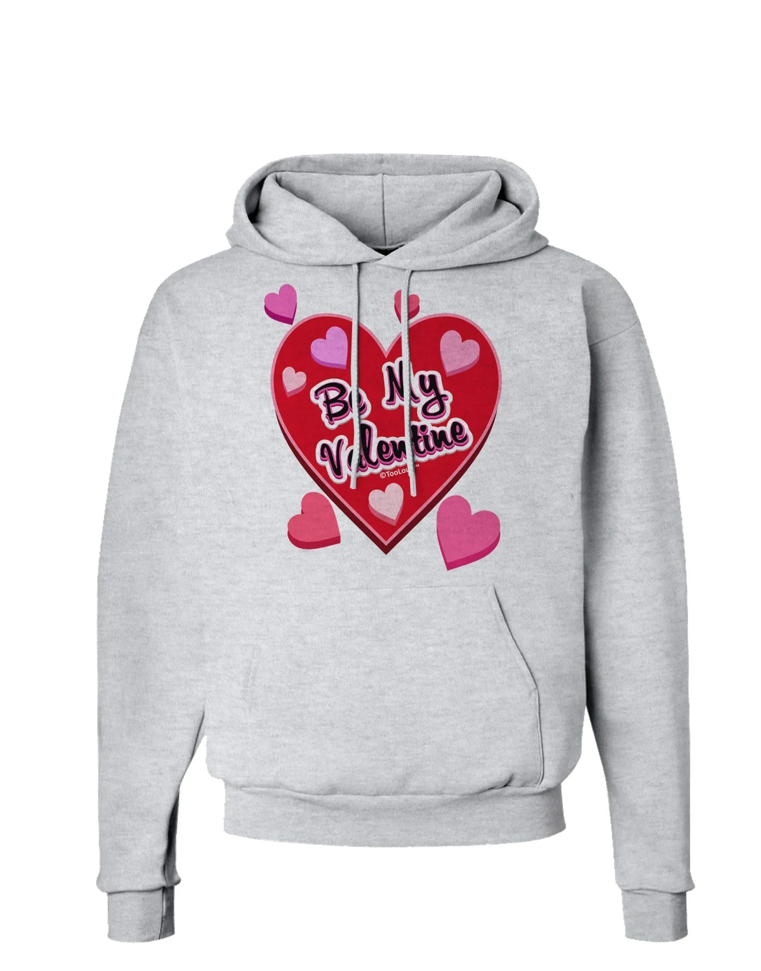 Be My Valentine Romantic Hearts Hoodie Sweatshirt