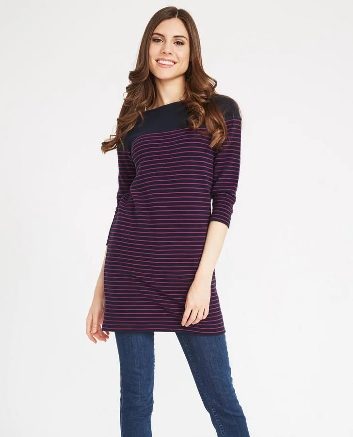 Colour Block Stripe Tunic