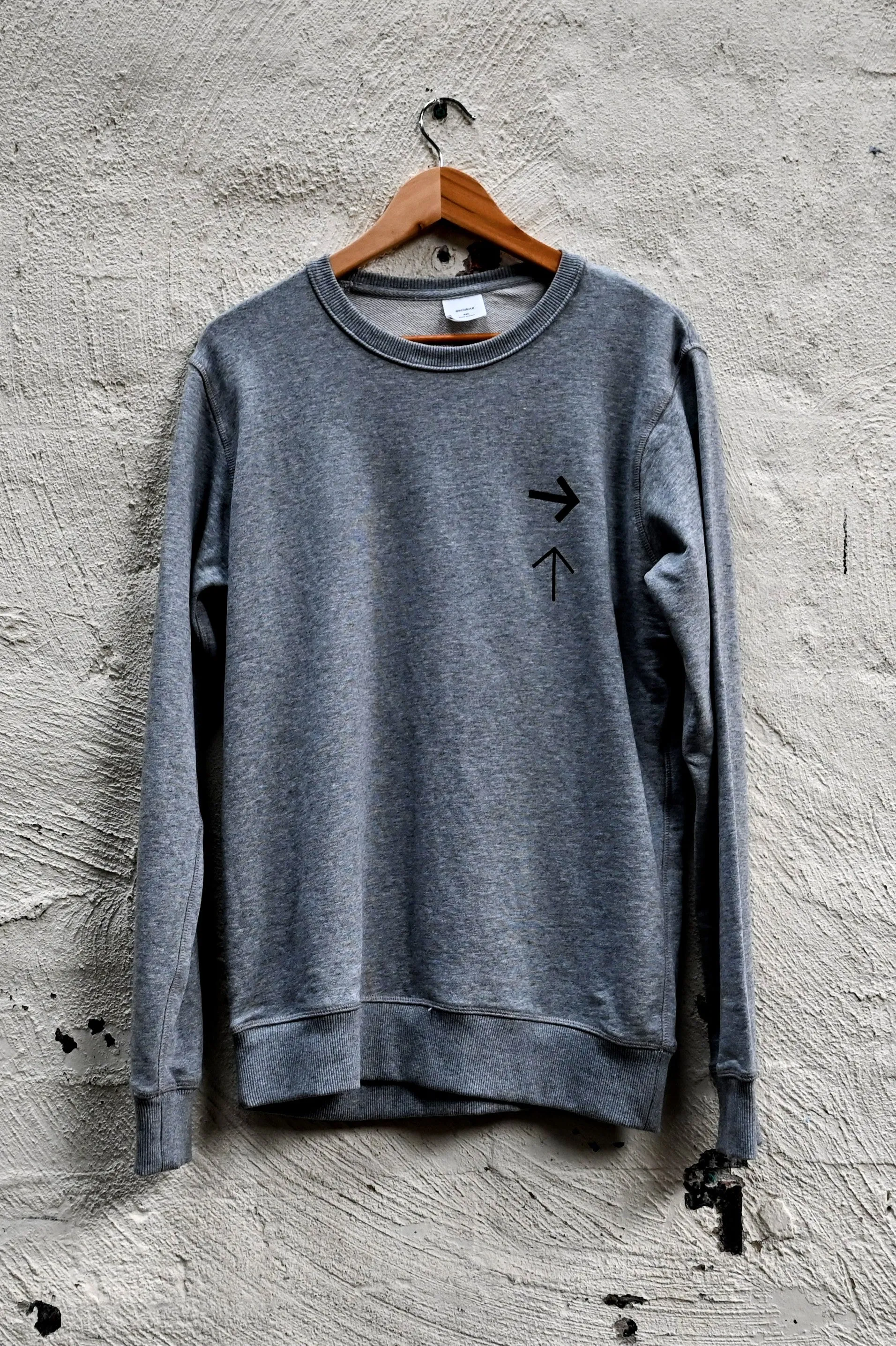 Crew Jumper (Sage, Grey)