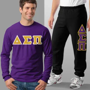 Delta Sigma Pi Long-Sleeve and Sweatpants, Package Deal - TWILL