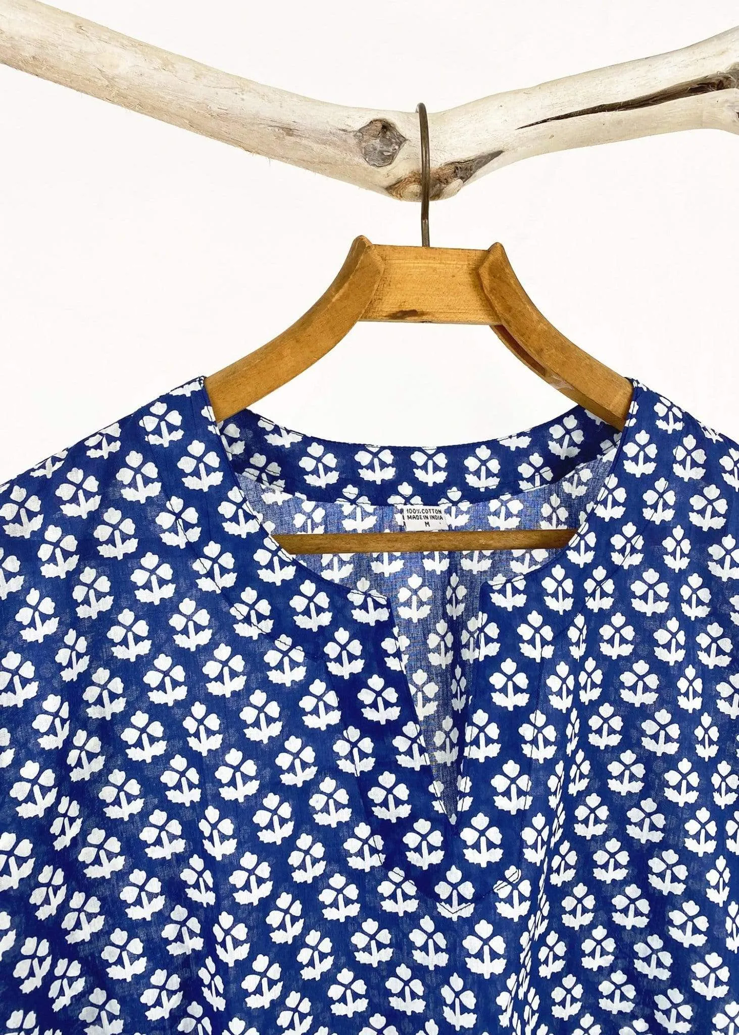 Dolma Sailor Blue Printed Tunic