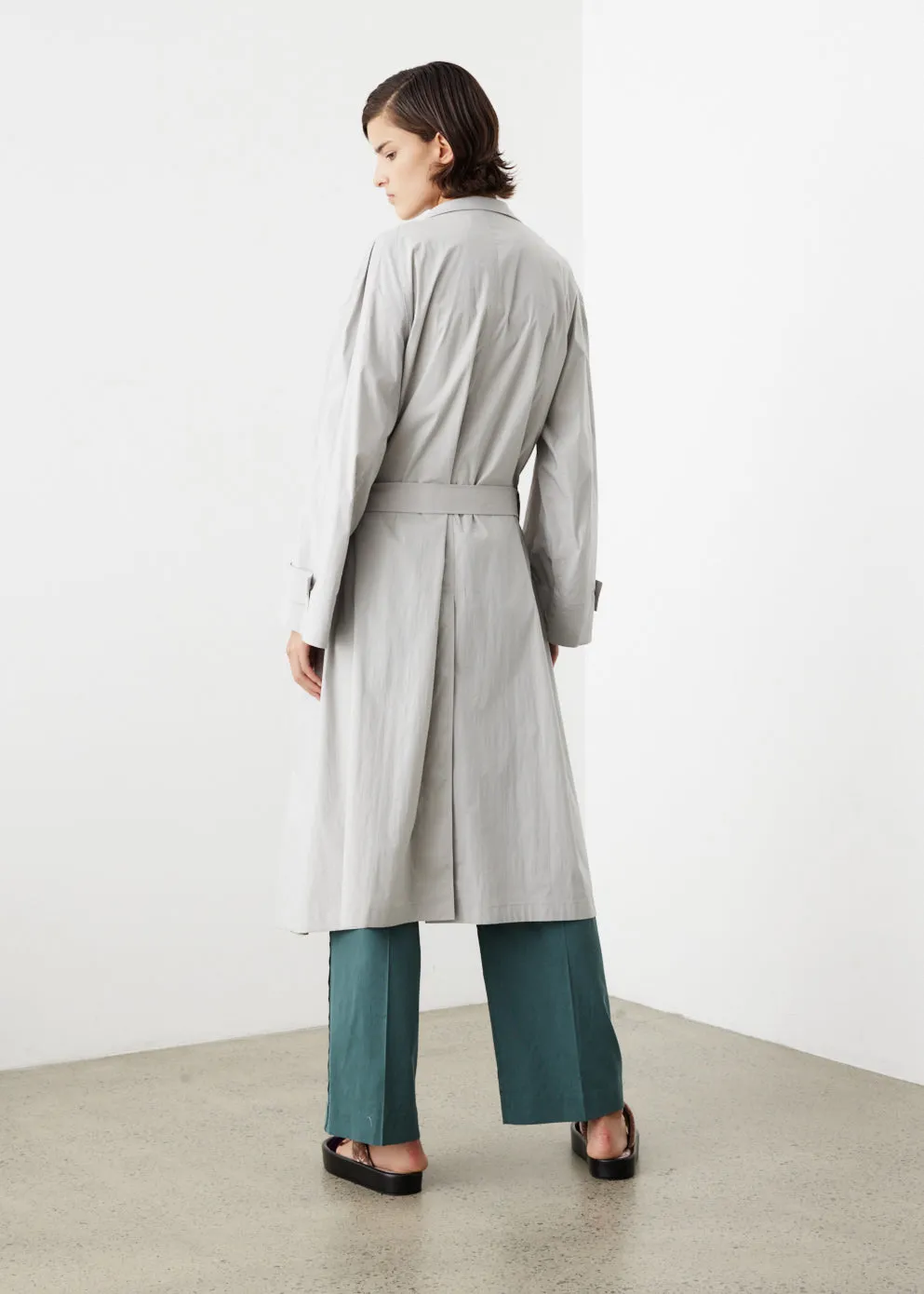 Double Collar Trench Coat