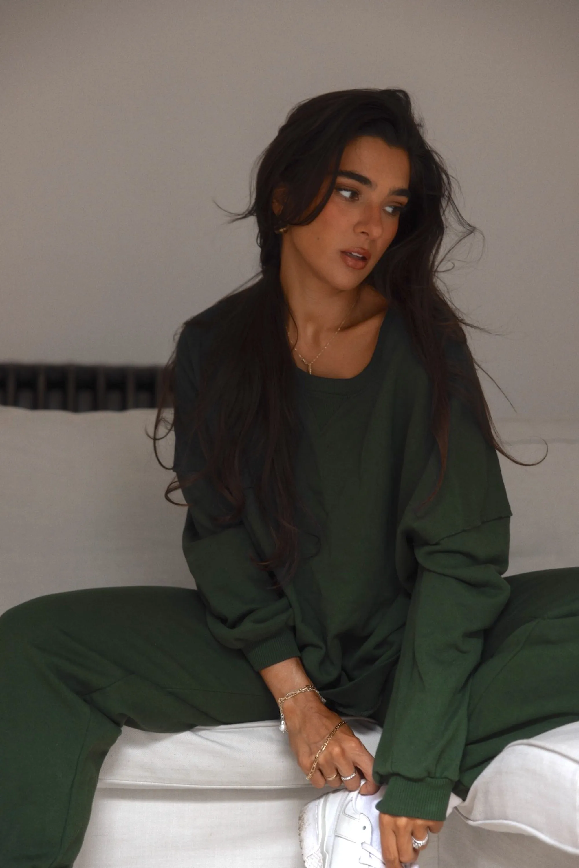 Essential Sweatshirt - Forest Green