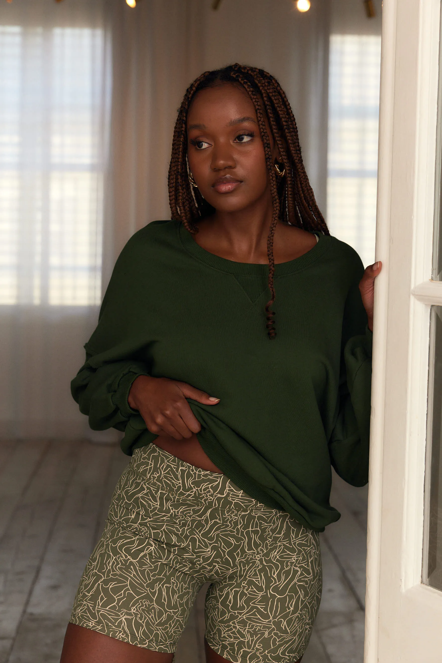 Essential Sweatshirt - Forest Green