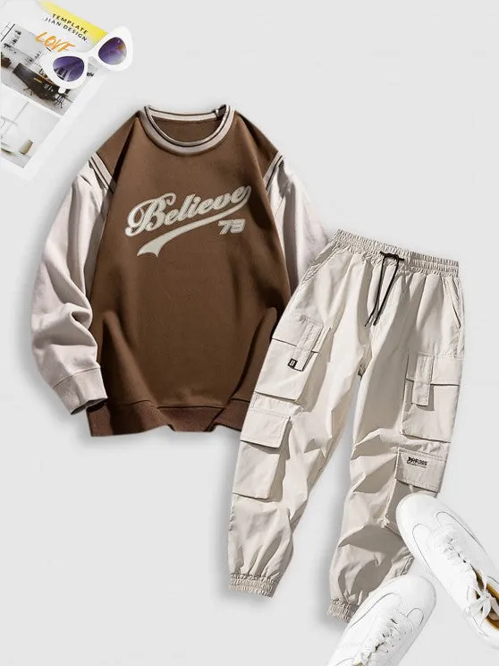 Faux Twinset Sweatshirt And Pants