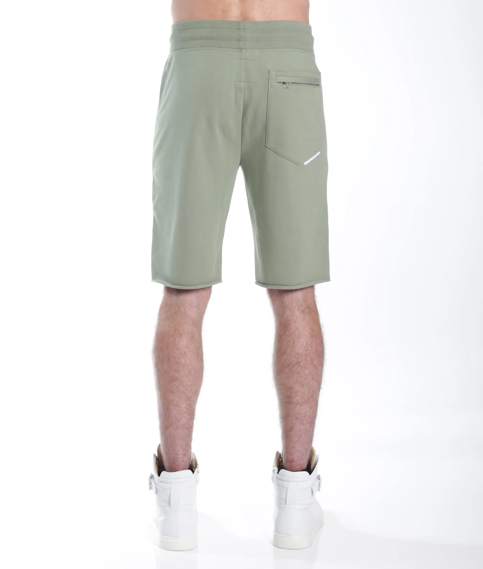 FRENCH TERRY SWEATSHORT IN ASPEN