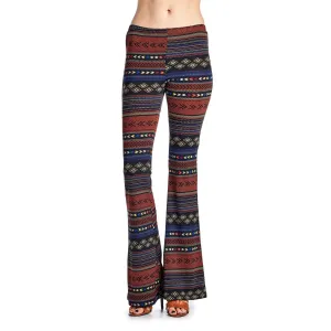 Geo Stripe Flare Pants