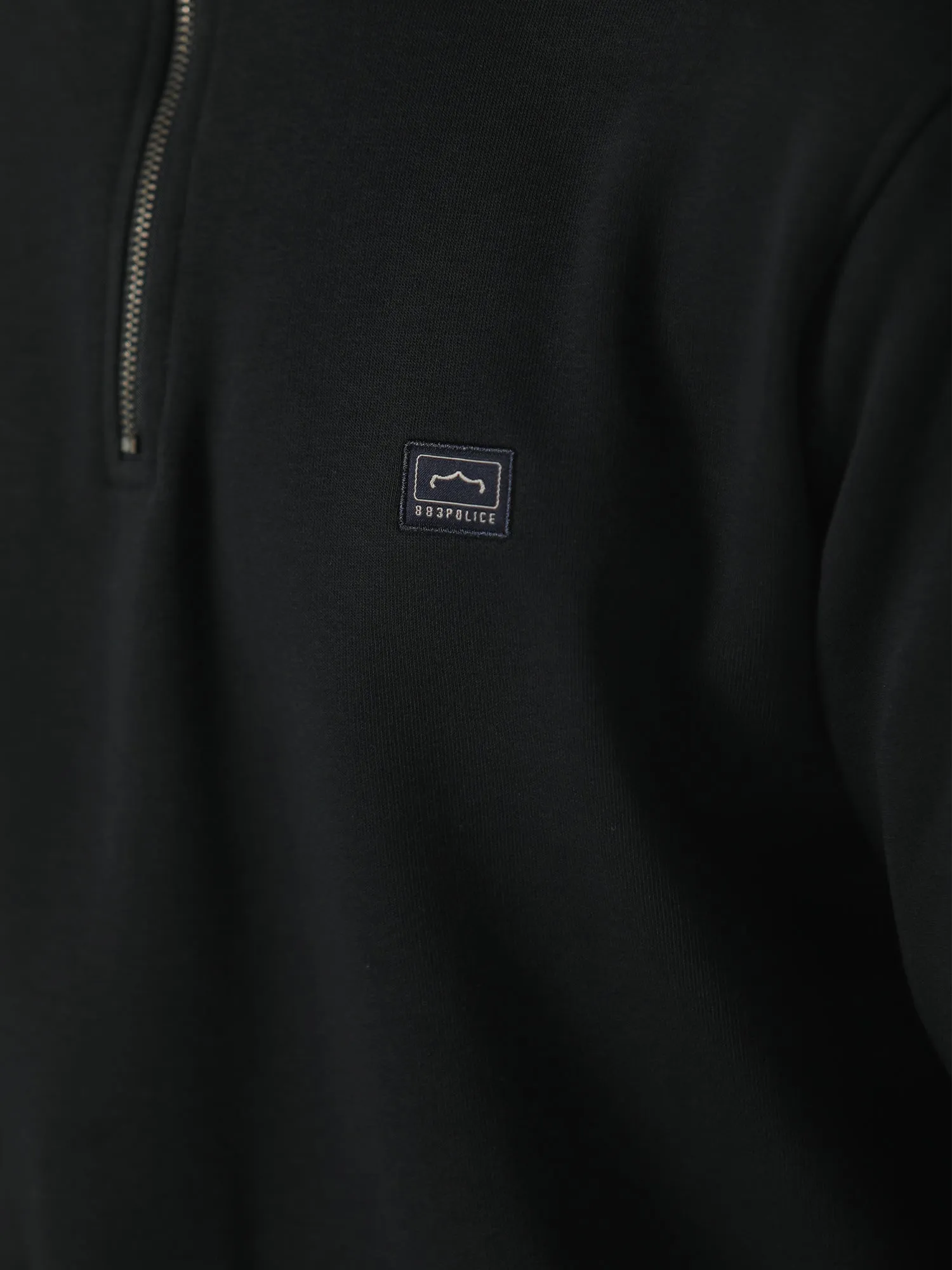 Gerome Navy 1/4 Zip Sweatshirt