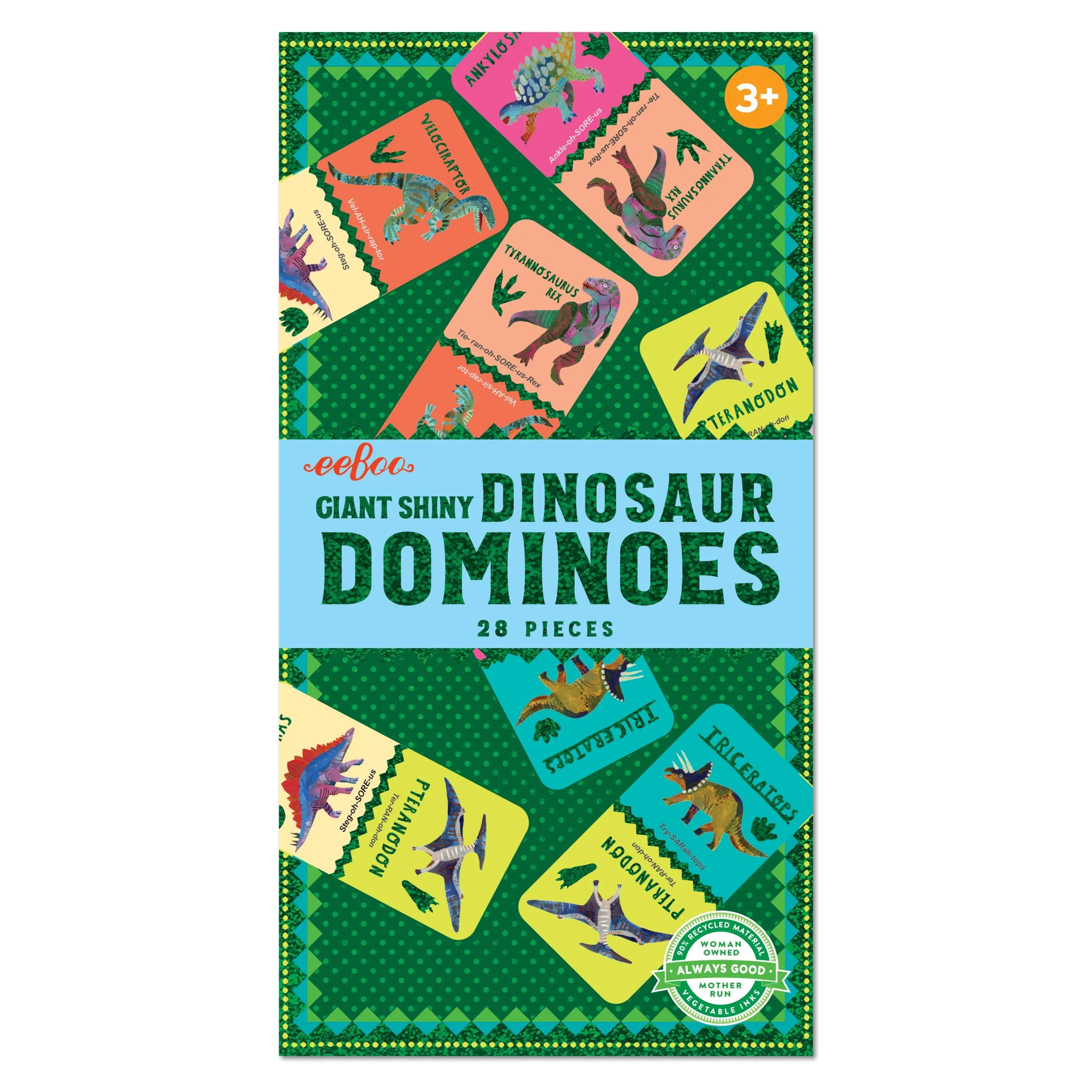 Giant Shiny Dinosaur Dominoes