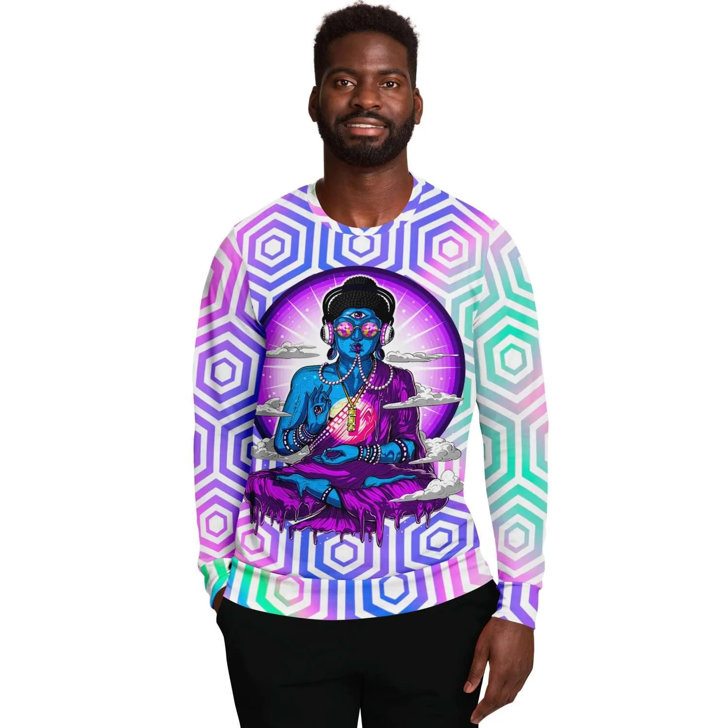 God of Festival Holographic Sweatshirt