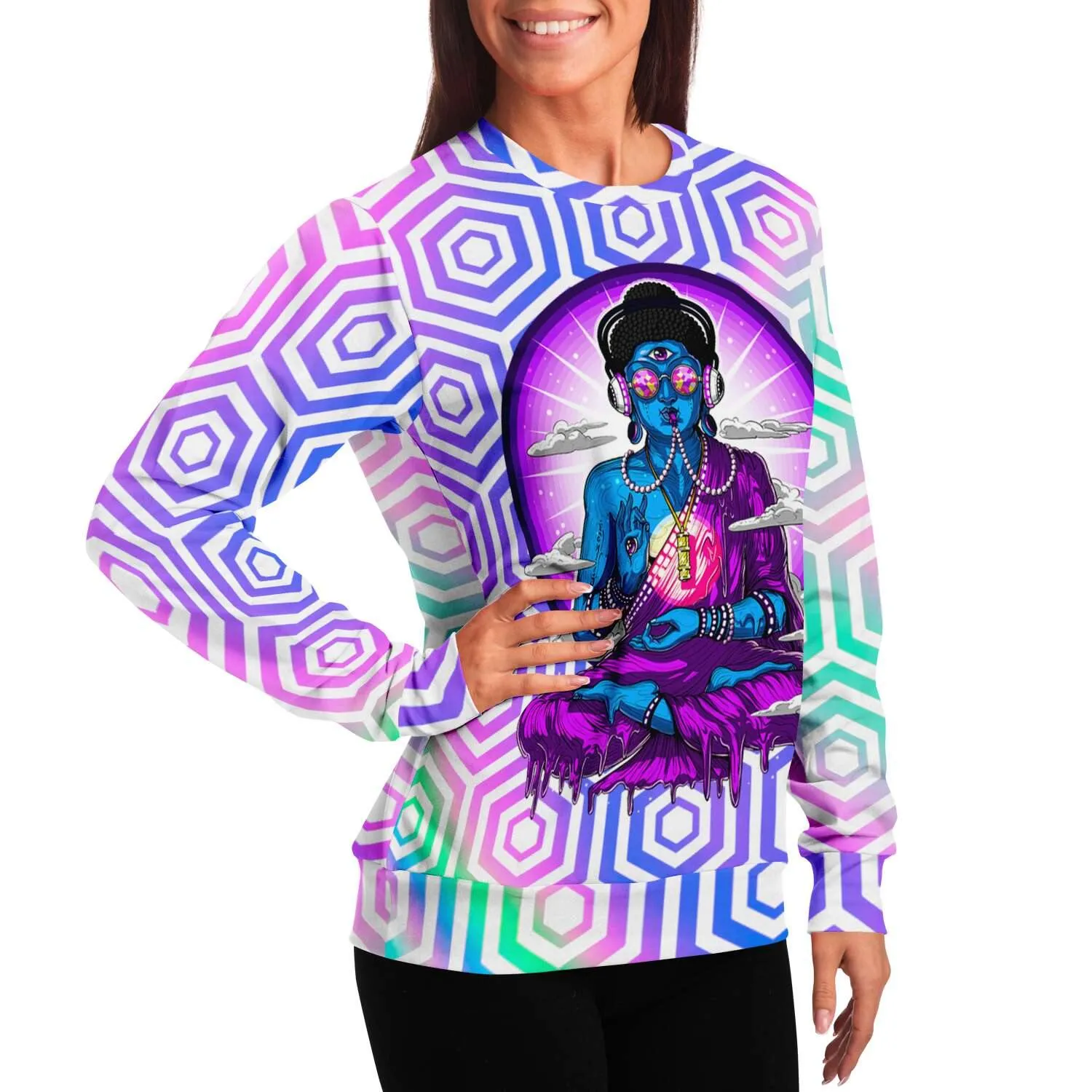 God of Festival Holographic Sweatshirt