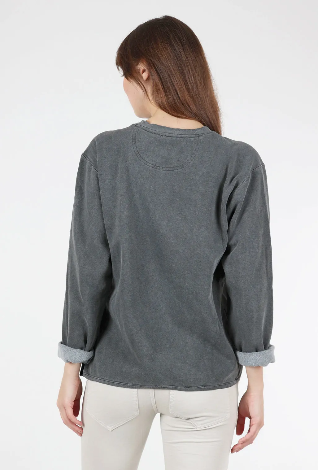Gothic Rose Pullover, Charcoal