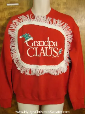 GRANDPA CLAUS Christmas Sweatshirt