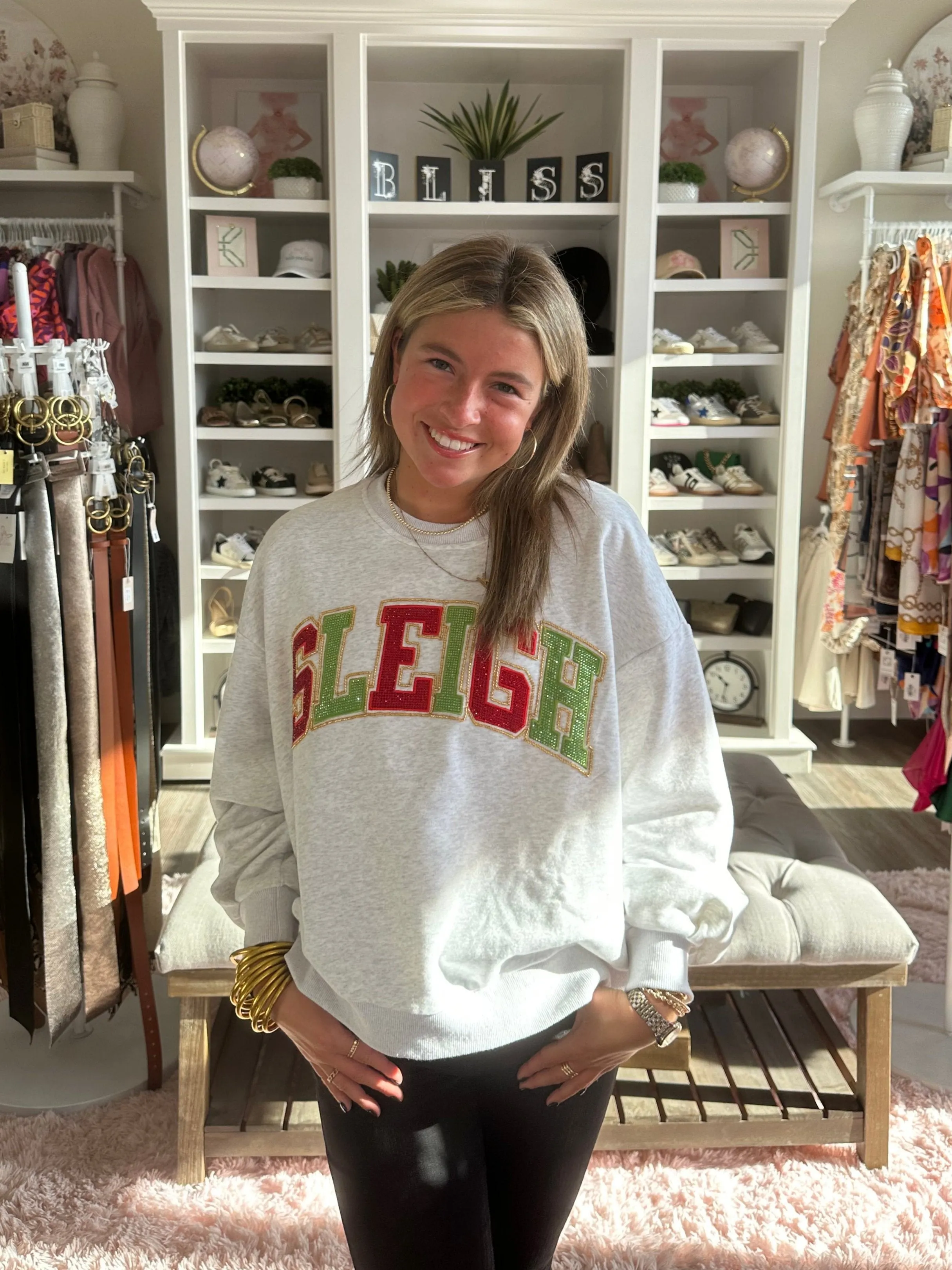 Grey Sleigh Sweatshirt