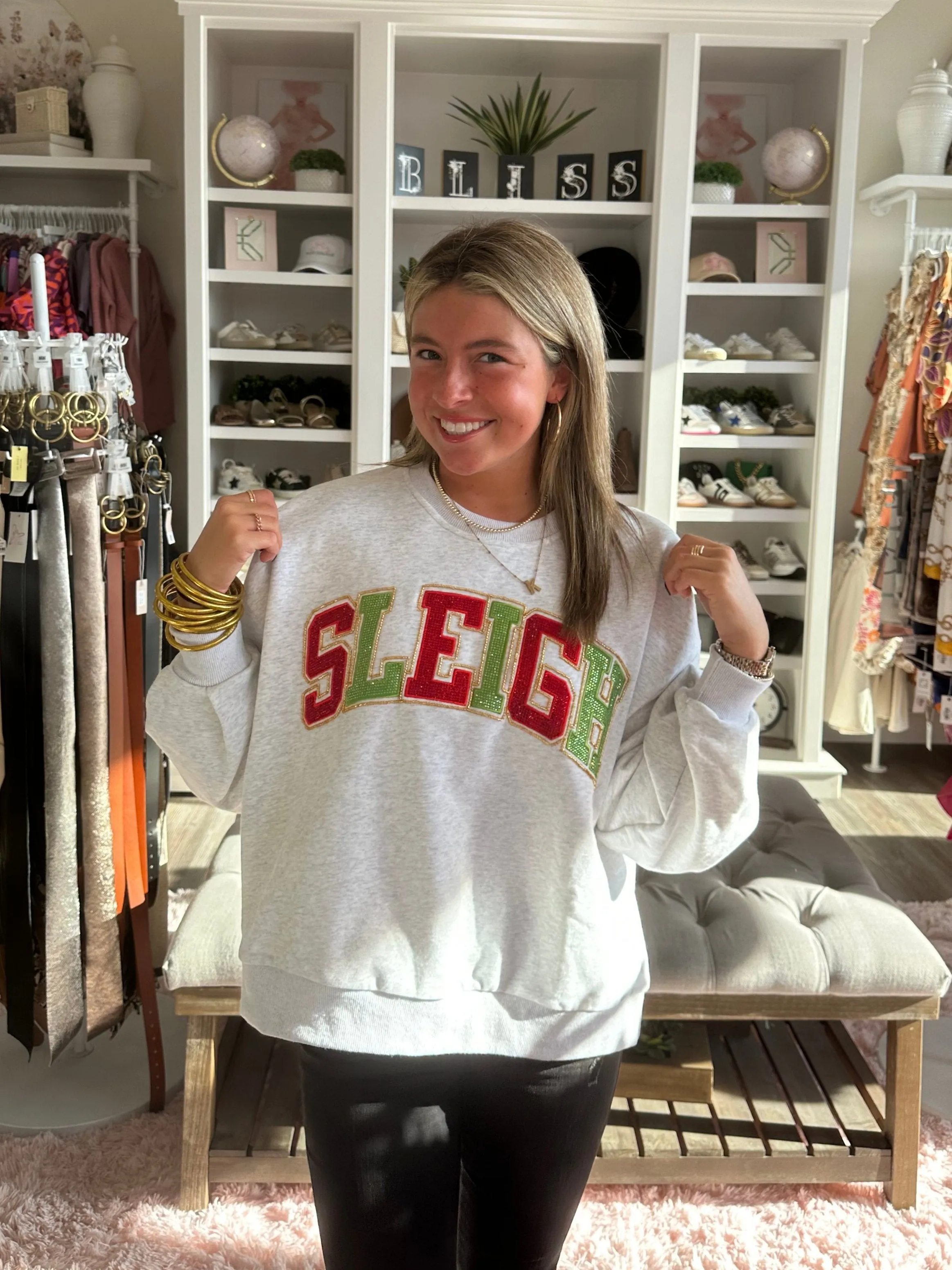 Grey Sleigh Sweatshirt