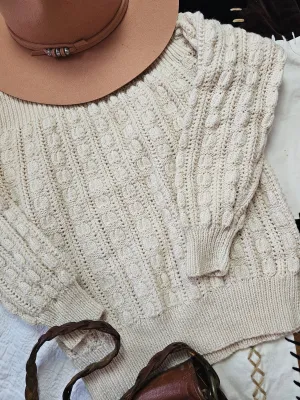 Hand knitted jumper S/M