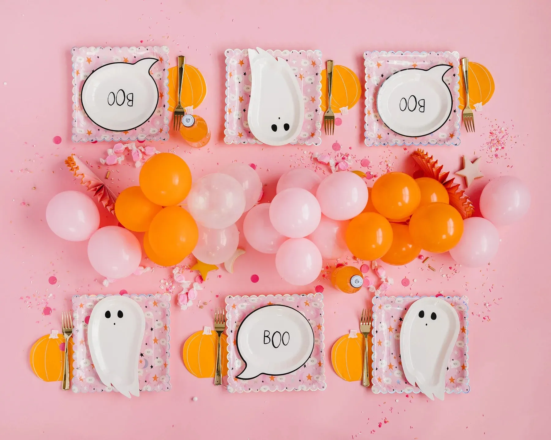 Happy Haunting Scallop Plates