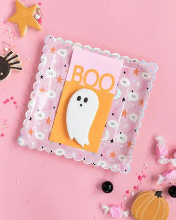 Happy Haunting Scallop Plates