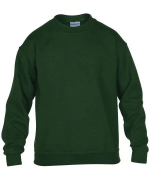 Heavy Blend youth crew neck sweatshirt | Forest