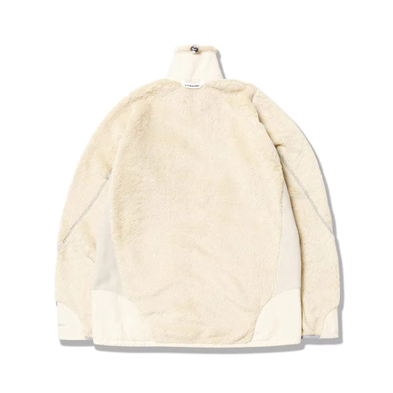High Loft Fleece Jacket Off White