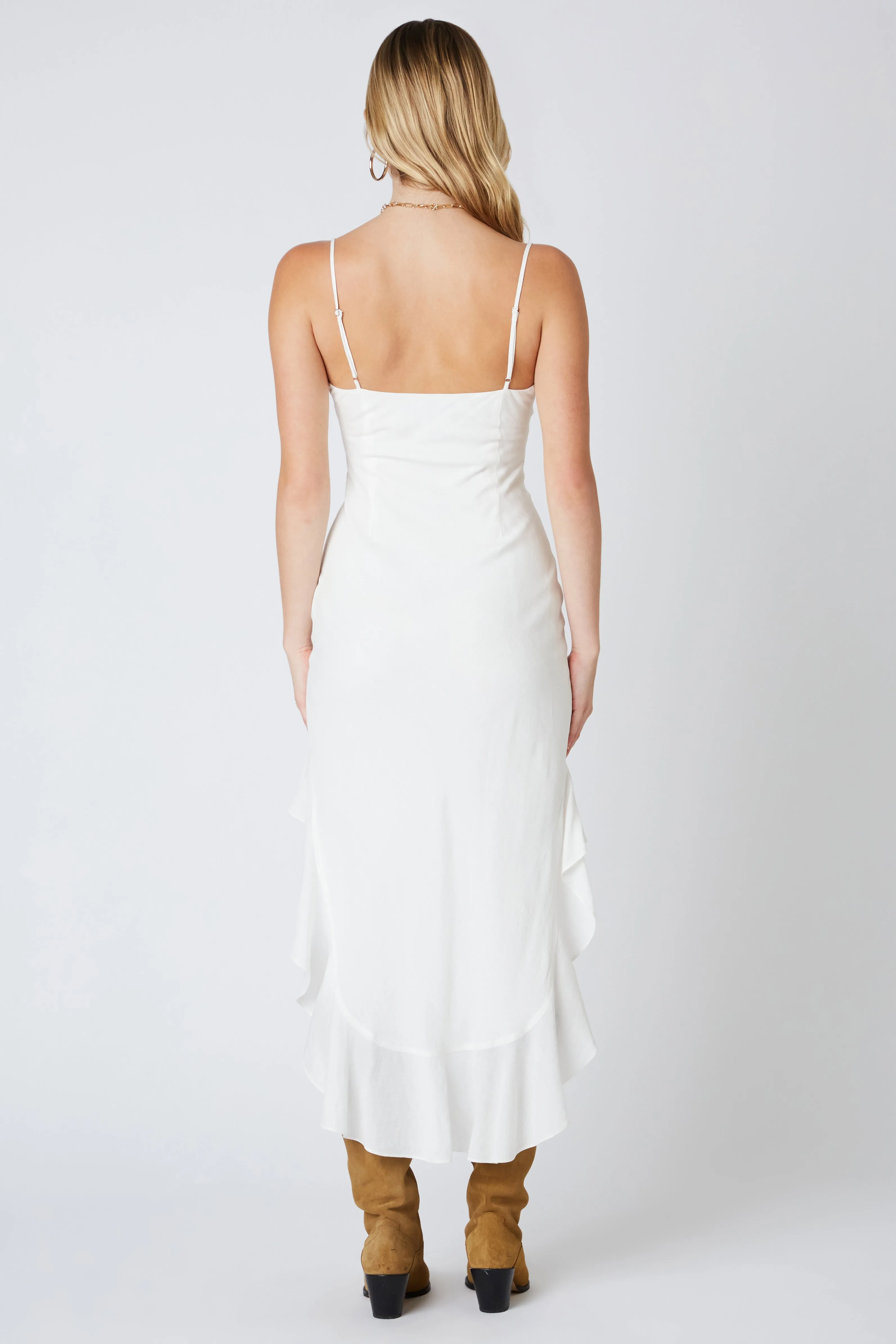 High Low Ruffled Dress