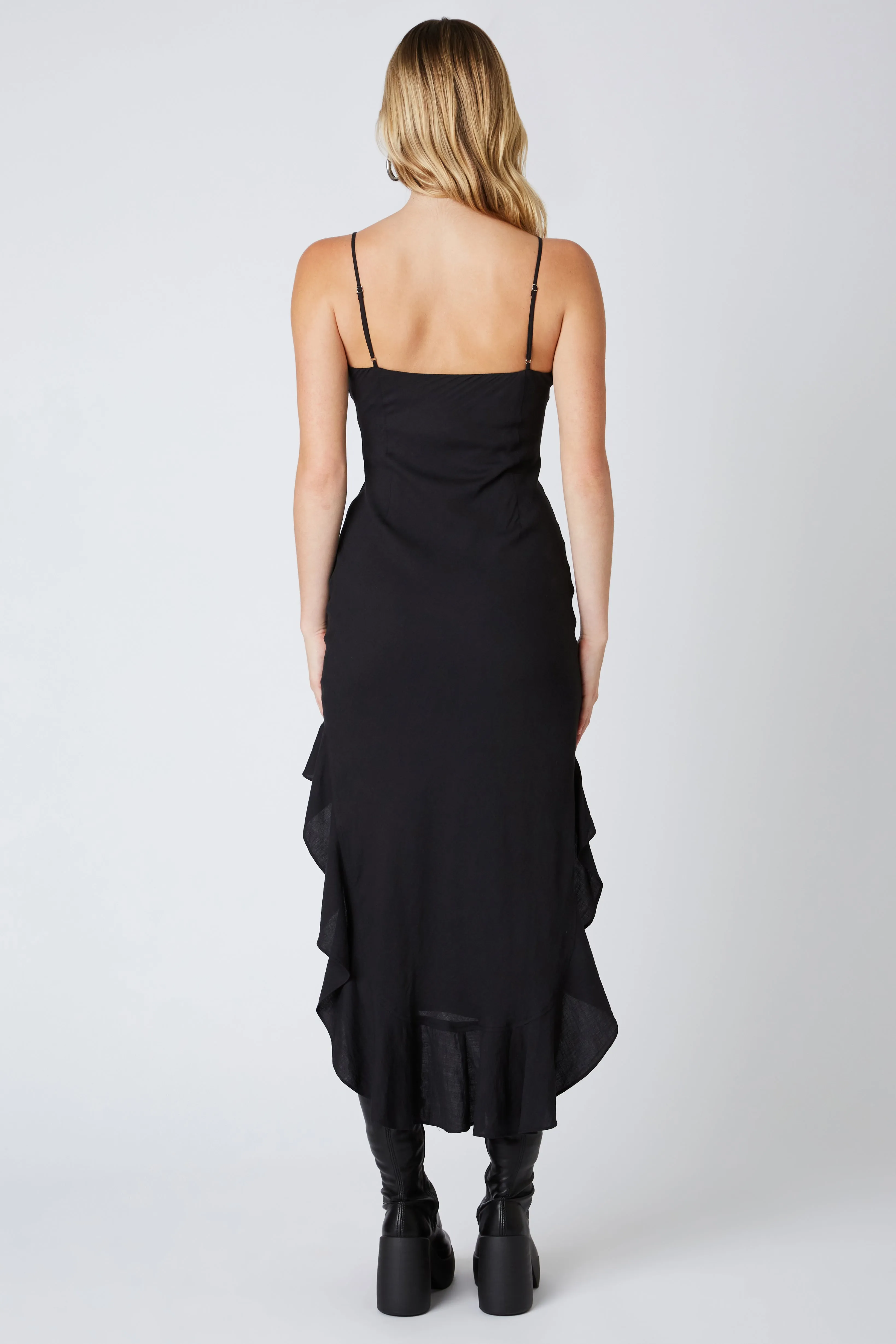 High Low Ruffled Dress