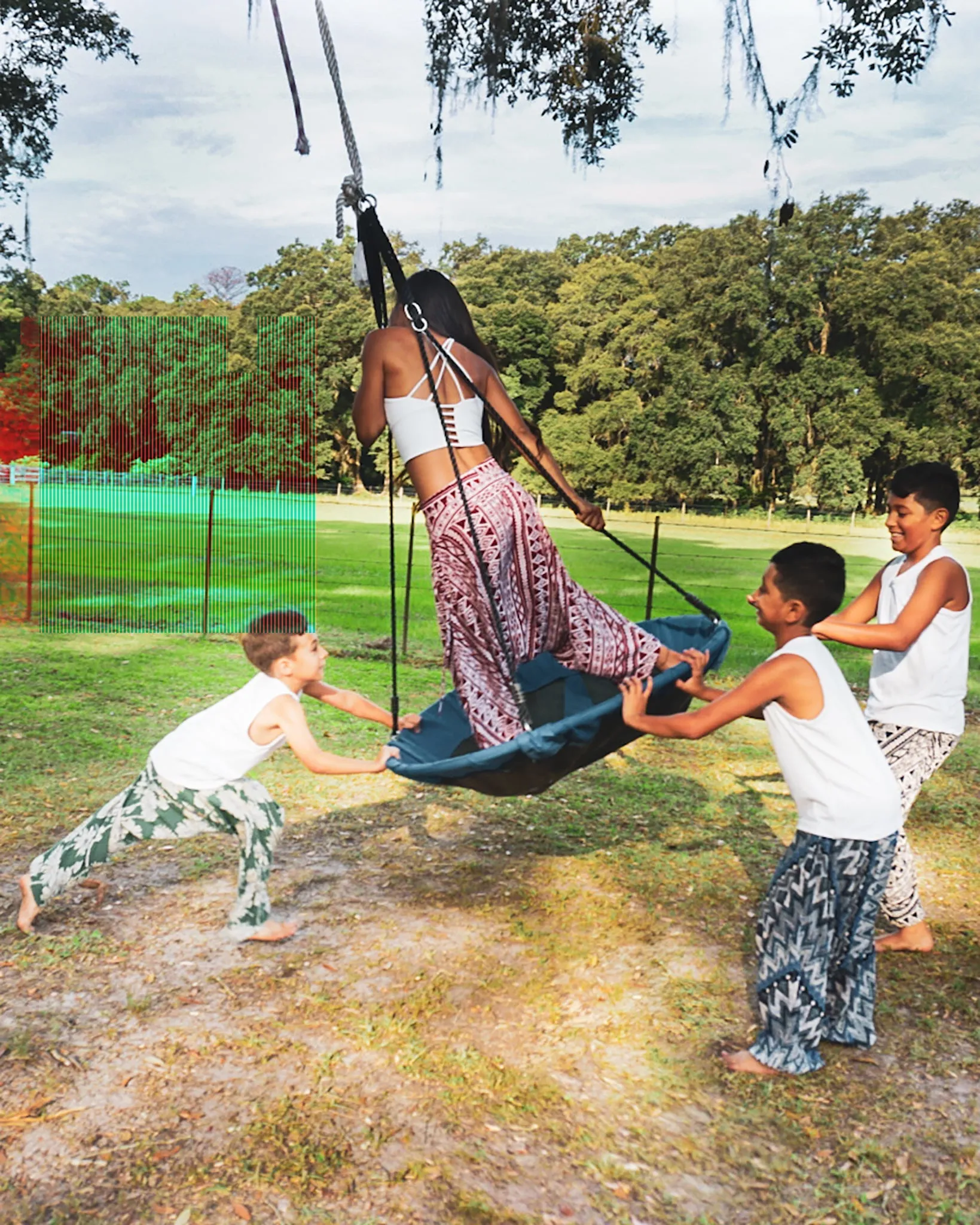 Kids Tribal Harem Pants