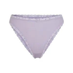LACE POINTELLE CHEEKY BRIEF | LAVENDER