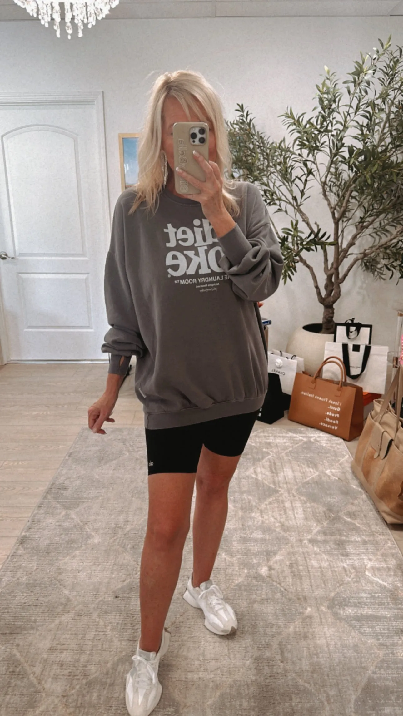 LICENSED!! "Diet Coke" Sweatshirt in Grey