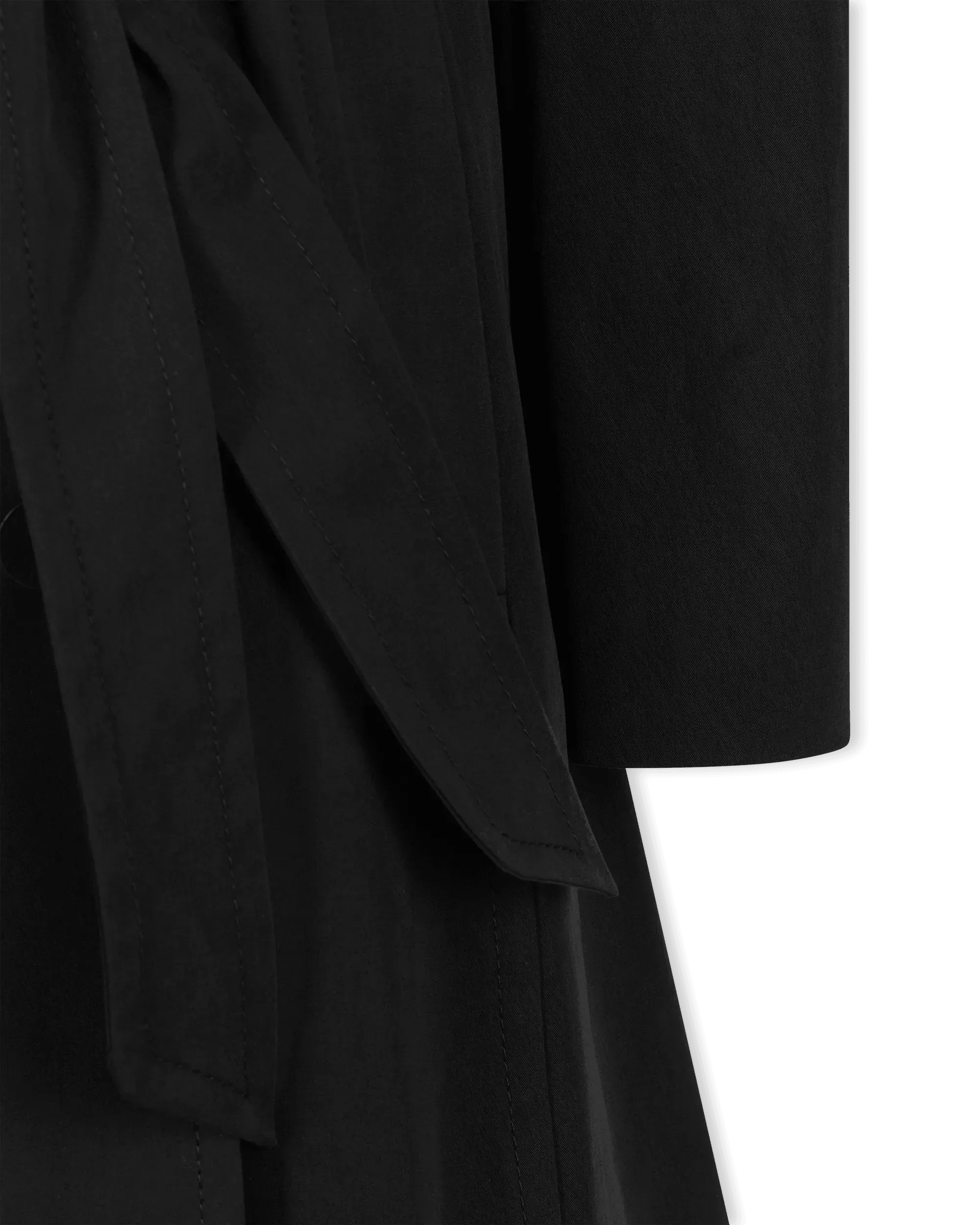 Makaras Belted Trench Coat