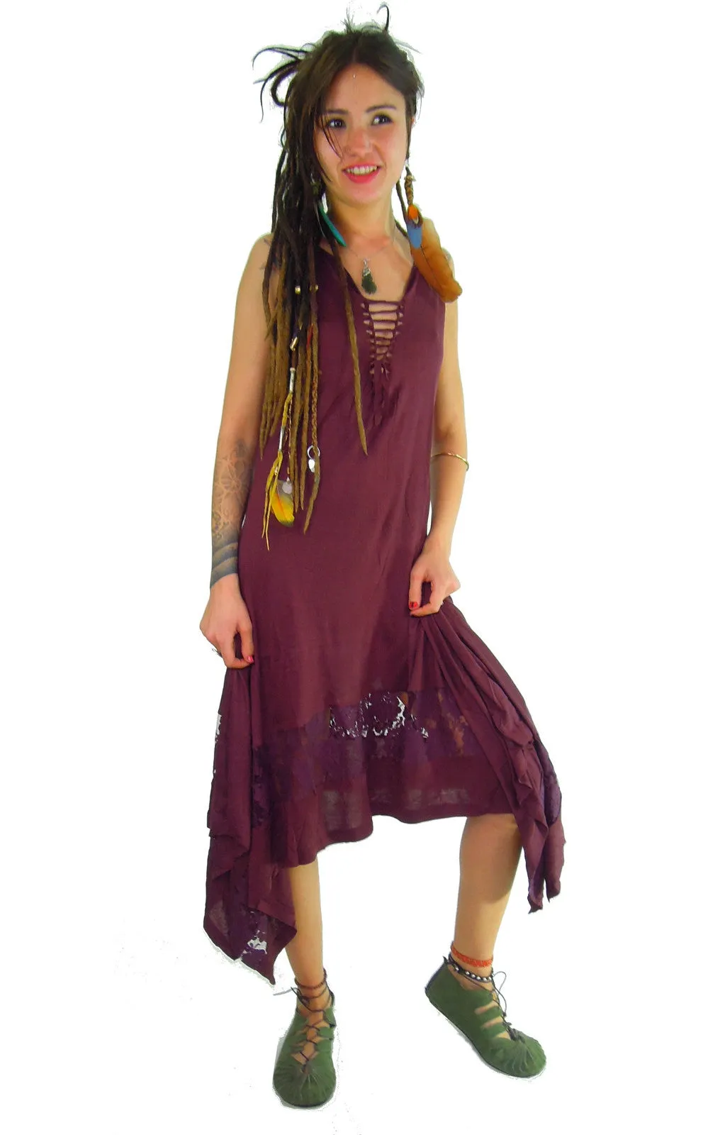 Maxi Kurta Sleeveless Goddess Dress