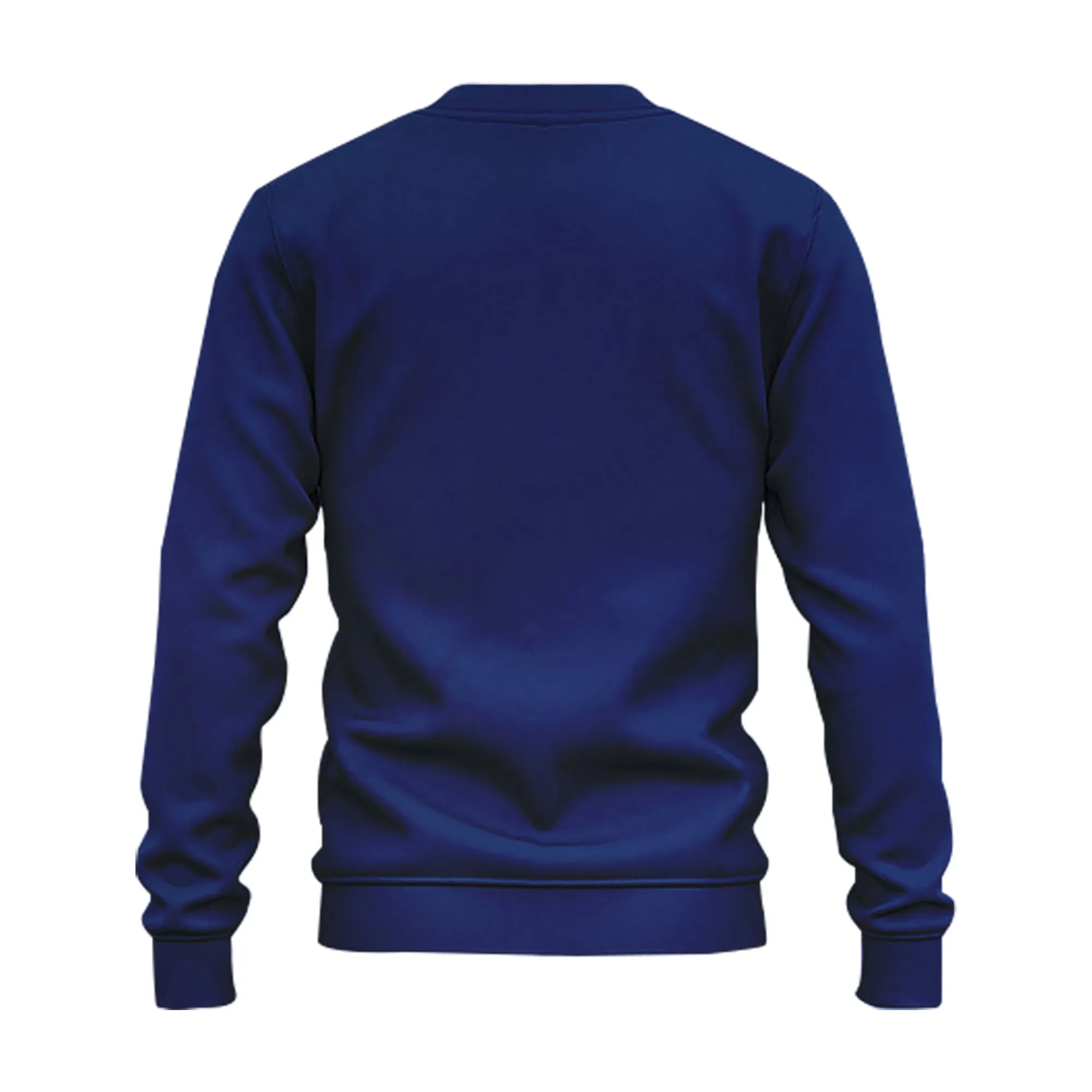 Men's Navy Blue Crewneck Fleece Sweatshirt