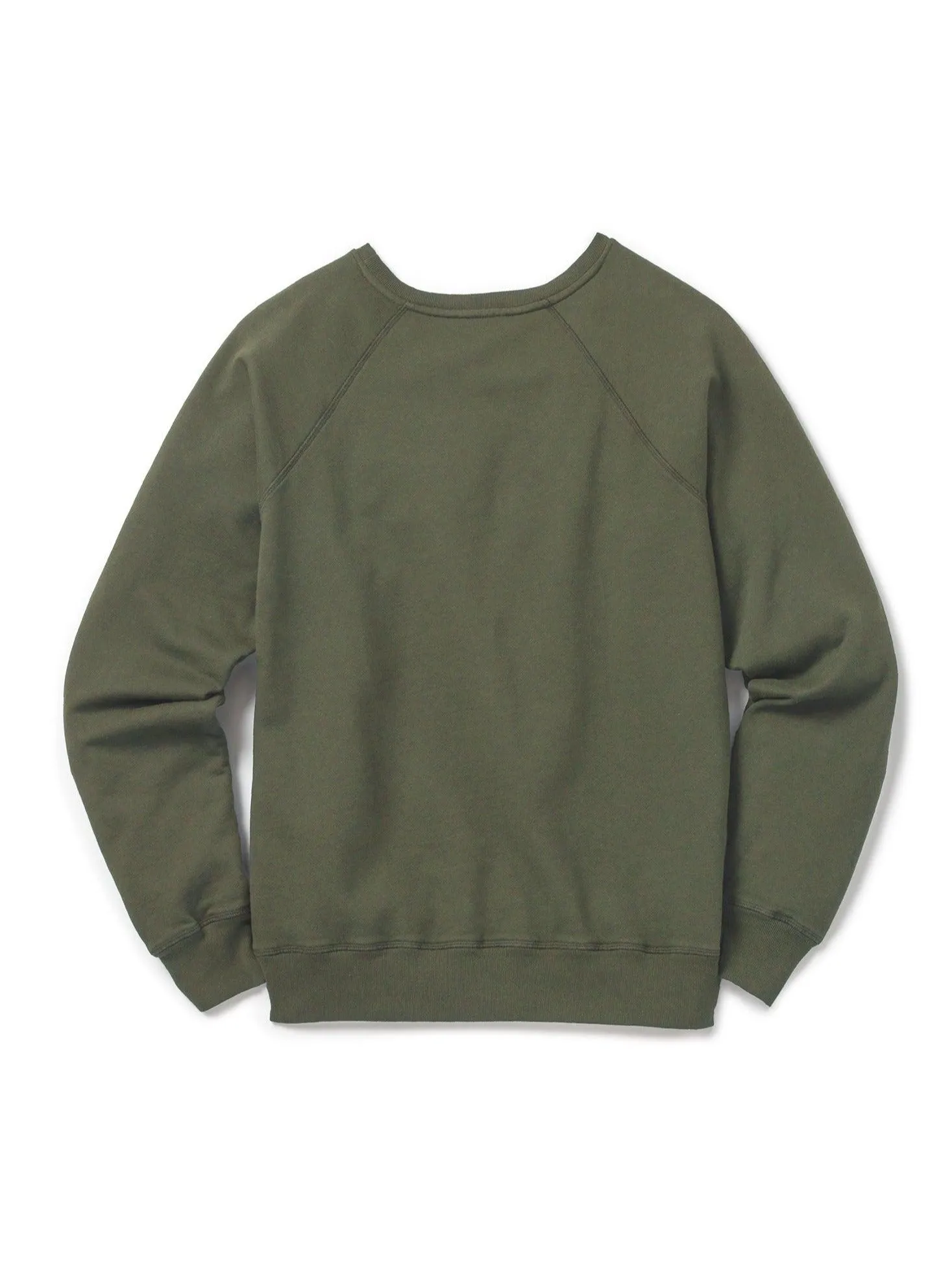 Men's Terry Crewneck - Olive