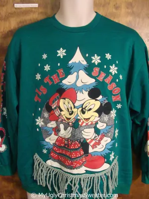 Mickey Mouse 80s Classic Tacky Christmas Sweatshirt
