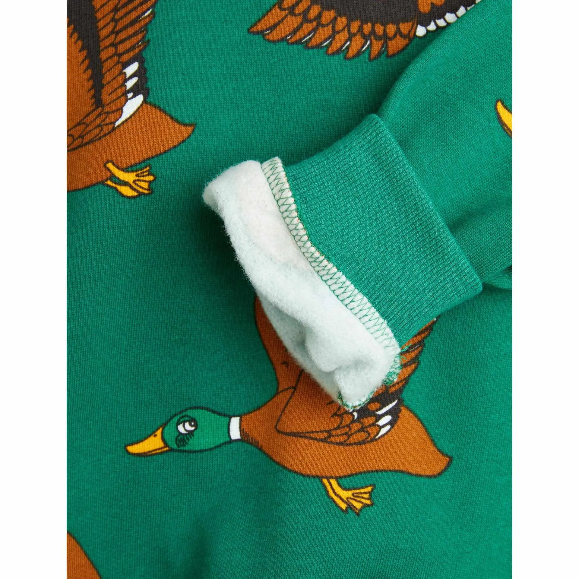 Mini Rodini - Ducks sweatshirt - green