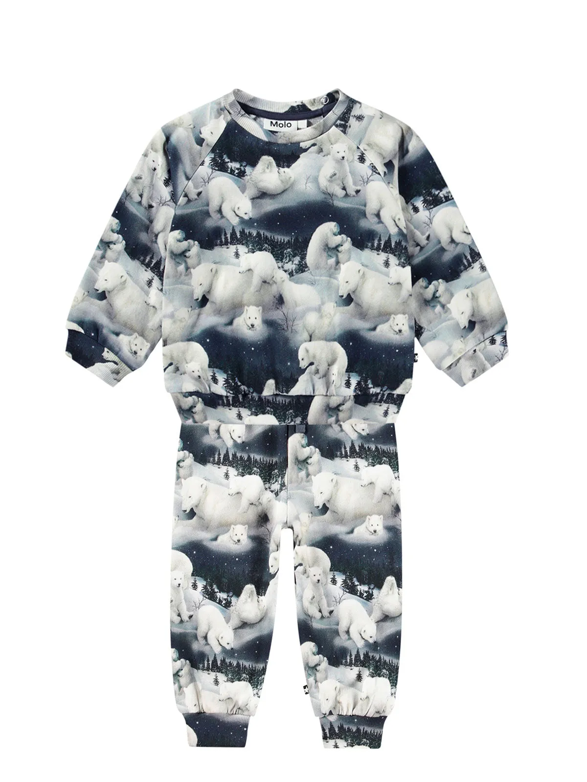 Molo Baby boy's sweatshirt Disc Polar Bears