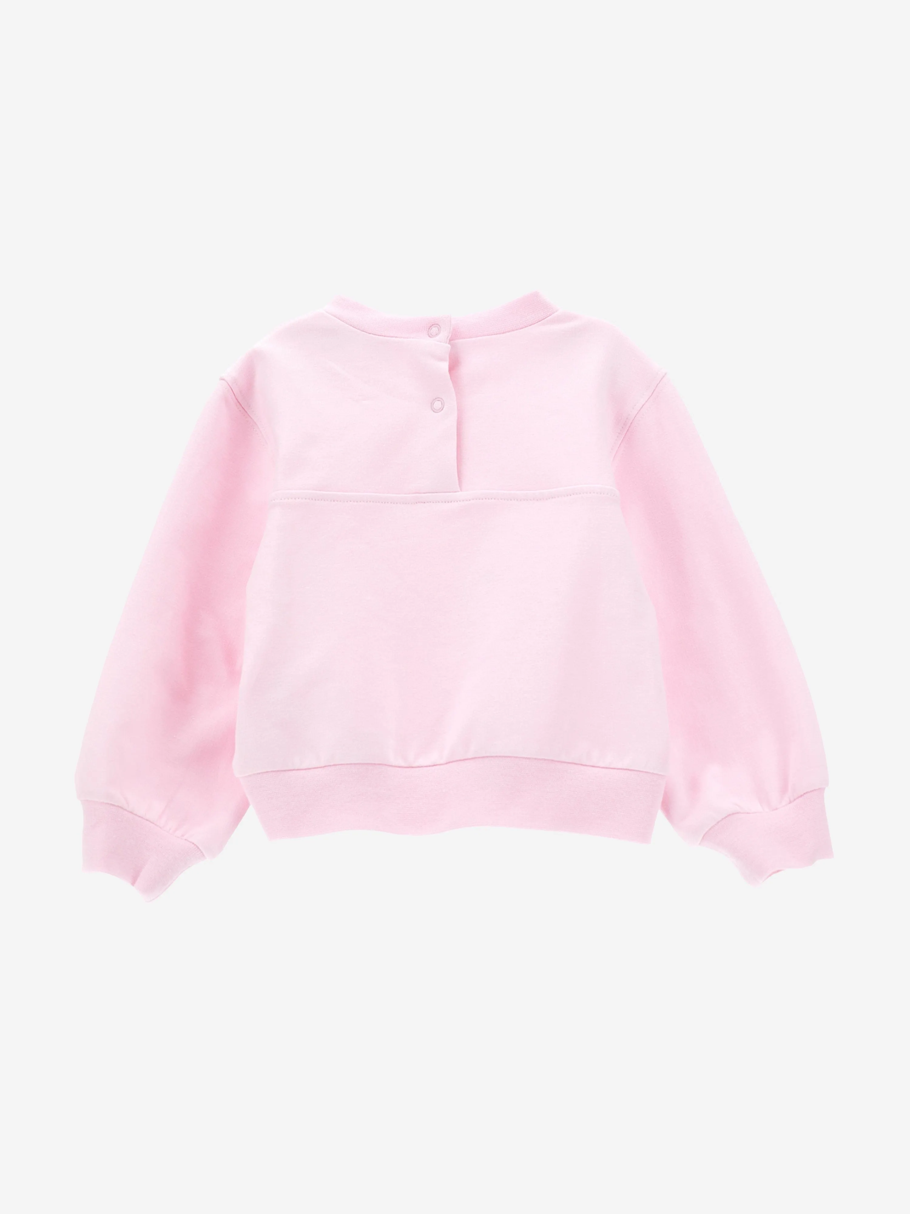 Monnalisa Baby Girls Rose Sweatshirt in Pink