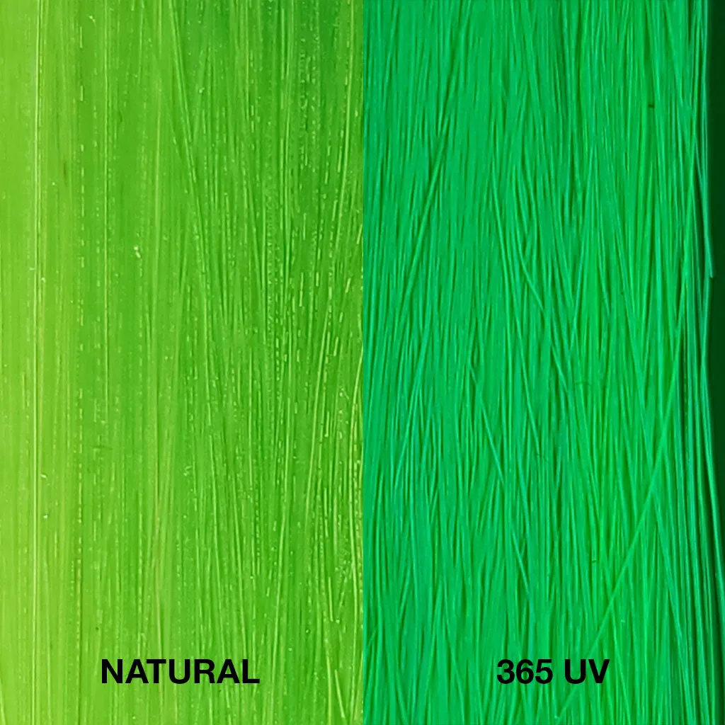 Neon Chartreuse Semi-Perm Hair Color
