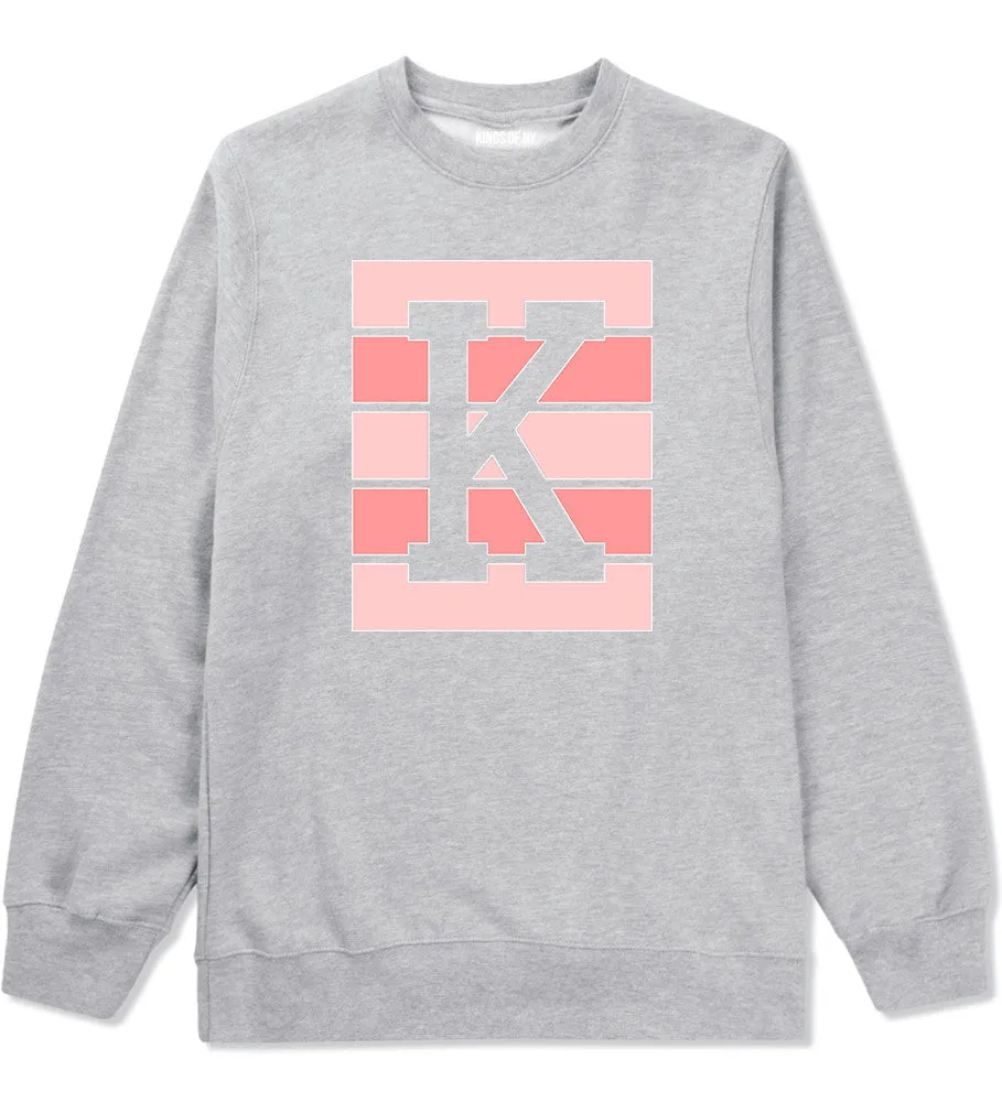 Pink K Blocks Crewneck Sweatshirt