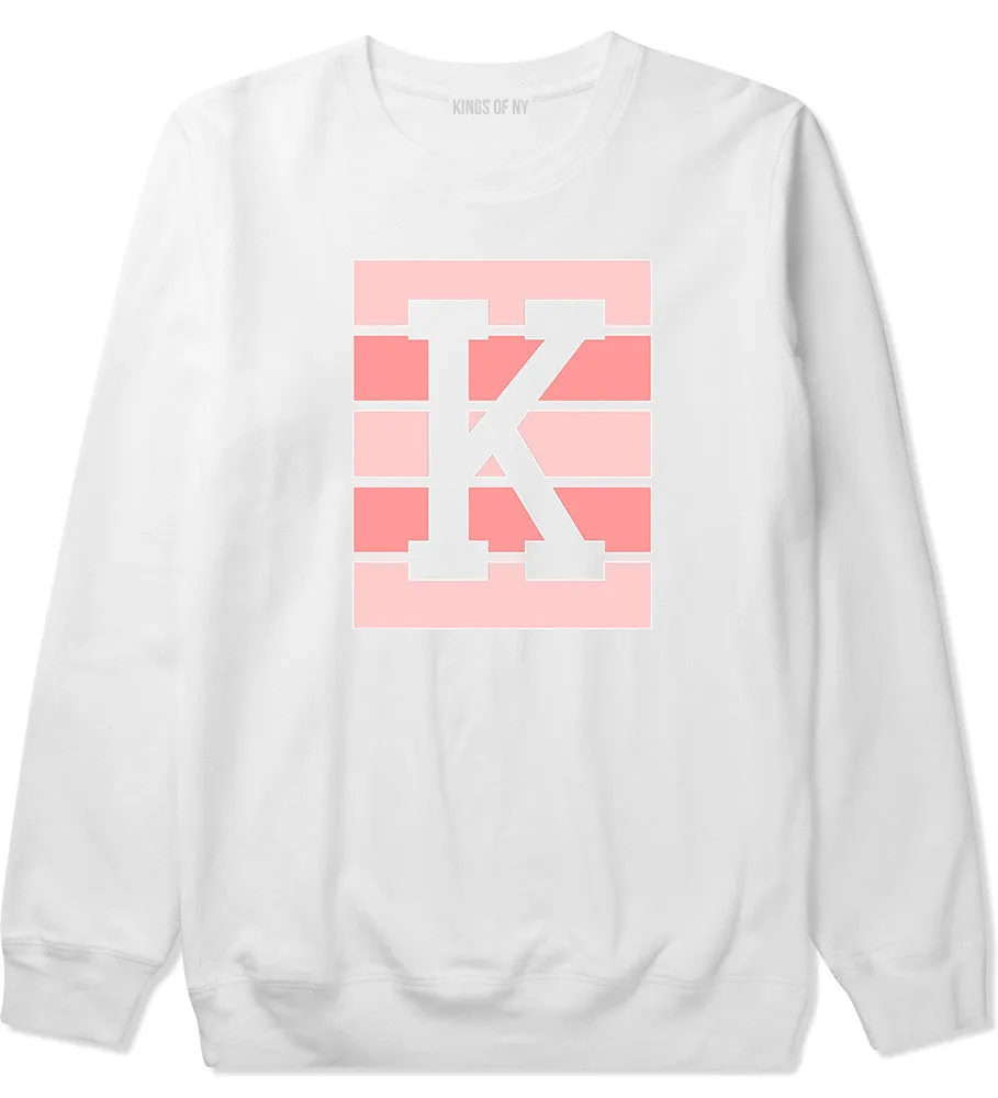 Pink K Blocks Crewneck Sweatshirt