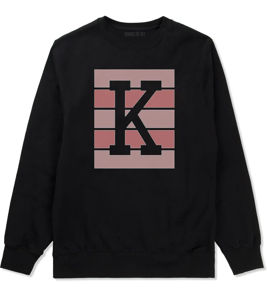 Pink K Blocks Crewneck Sweatshirt